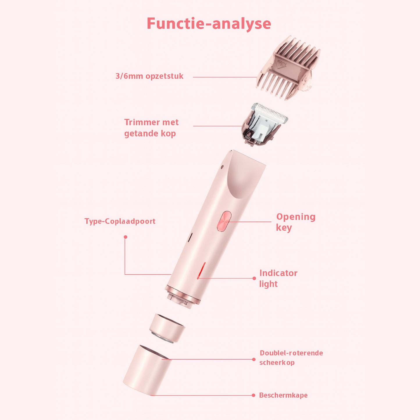 2-in-1 LadyTrimmer™ – Pijnloos, Compact & Reisvriendelijk