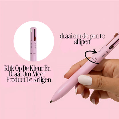 4-in-1 Makeup Pen – Lipliner, Eyeliner, Highlighter & Brow Pencil