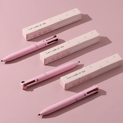 4-in-1 Makeup Pen – Lipliner, Eyeliner, Highlighter & Brow Pencil