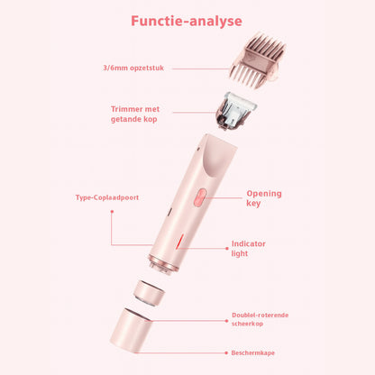 2-in-1 LadyTrimmer™ – Pijnloos, Compact & Reisvriendelijk